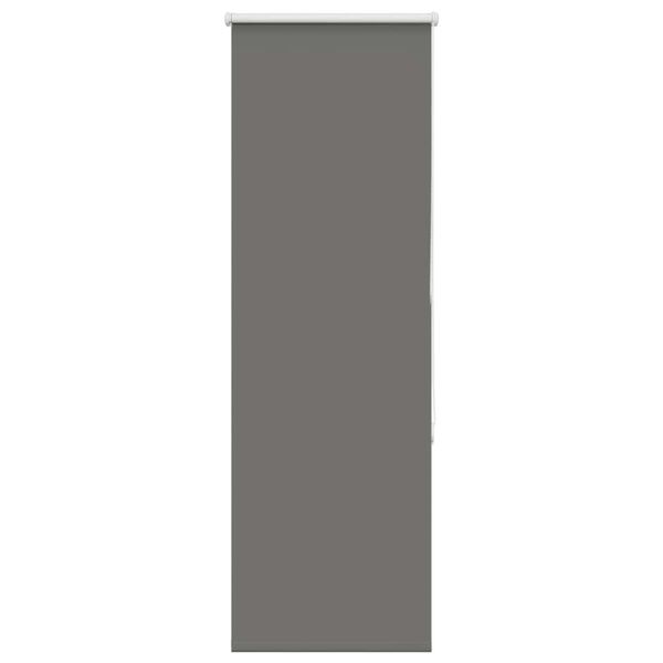 vidaXL Estor Enrollable Opaco gris 50x130 cm Tela Ancho 45,7 cm