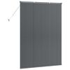 vidaXL Persianas venecianas Manual Gris oscuro 175 x 130 cm Aluminio