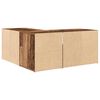 vidaXL Mueble de esquina madera de ingenier&iacute;a envejecida 160x40x45 cm