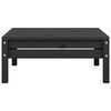 vidaXL Conjunto de muebles de jardín 3 piezas madera maciza pino negro