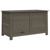 vidaXL Ba&uacute;l para cojines madera de abeto gris antracita 100x50x56 cm