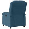 vidaXL Sill&oacute;n reclinable de terciopelo azul