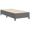 vidaXL Cama tipo Box Spring Gris Claro 90 x 200 cm Tela de Pana
