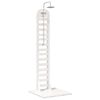 vidaXL Ducha exterior 223 cm Madera maciza de pino y acero inoxidable