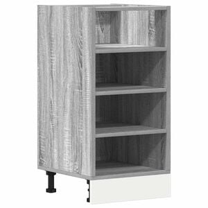 vidaXL Armario bajo "Riga" Gris Sonoma 40x44,5x81,5 cm Madera de ingenier&iacute;a