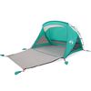 vidaXL Tienda de playa para 2 personas impermeable verde agua