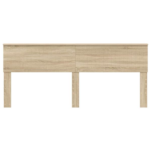vidaXL Cabecero Roble Sonoma 200 cm Madera contrachapada