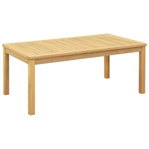 vidaXL Mesa de centro de jard&iacute;n madera maciza de acacia 110x60x45 cm