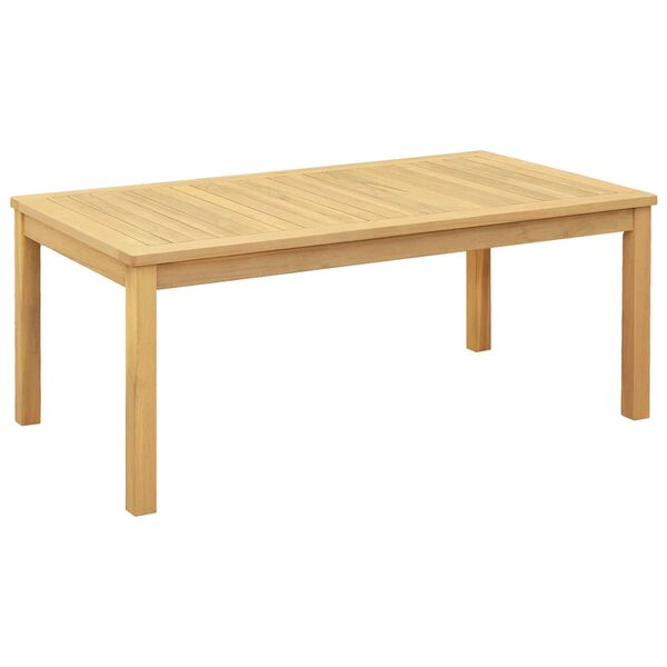 vidaXL Mesa de centro de jard&iacute;n madera maciza de acacia 110x60x45 cm