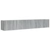 vidaXL Set de muebles para TV 2 pzas madera contrachapada gris Sonoma