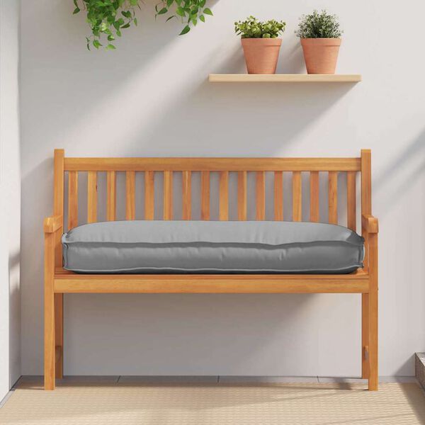 vidaXL Coj&iacute;n Gris 120 x 50 x 12 cm Tela Oxford