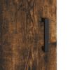 vidaXL Aparador alto madera de ingenier&iacute;a roble ahumado 69,5x31x115 cm