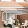 vidaXL Toldo Manual Gris Claro 300 x 250 cm Poli&eacute;ster