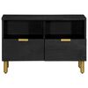 vidaXL Mueble de TV madera de ingenier&iacute;a negro 70x33x46 cm