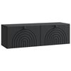 vidaXL Mueble para TV de pared Negro 98 x 31 x 30 cm