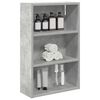 vidaXL Armario de pared para ba&ntilde;o Gris Concreto 40 x 16 x 62,5 cm