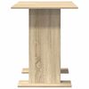 vidaXL Mesa de comedor madera contrachapada roble sonoma 110x60x75cm