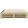 vidaXL Estructura de cama sin colchón madera roble Sonoma 150x200 cm