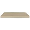 vidaXL Estantes flotantes de pared 2 uds MDF roble 60x23,5x3,8 cm