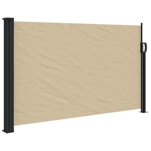 vidaXL Toldo lateral retr&aacute;ctil beige 117x300 cm
