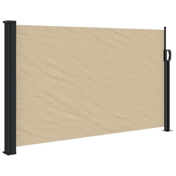 vidaXL Toldo lateral retr&aacute;ctil beige 117x300 cm