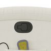 vidaXL Sill&oacute;n reclinable de masaje elevable terciopelo crema