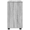 vidaXL Gabinete de Ba&ntilde;o con caj&oacute;n Gris Sonoma 76,5 x 35 x 64 cm
