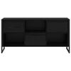vidaXL Gabinete de TV con caj&oacute;n Roble Negro 100 x 36 x 49,5 cm