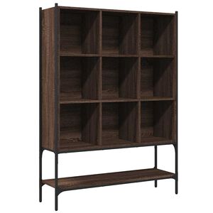 vidaXL Estanter&iacute;a madera de ingenier&iacute;a marr&oacute;n roble 102x30x141,5 cm