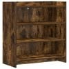 vidaXL Aparador Roble Ahumado 75 x 36 x 80 cm Madera de ingenier&iacute;a