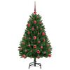 vidaXL &Aacute;rbol de Navidad artificial Verde 120 cm PVC y Metal