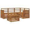vidaXL Conjunto de sof&aacute;s de exterior 5 pcs Natural
