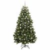 vidaXL &Aacute;rbol de Navidad artificial Verde 180 cm PVC y Metal