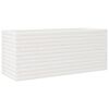 vidaXL Jardinera de madera maciza de pino blanco 110x40x45,5 cm