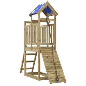 vidaXL Parque infantil de exterior madera de pino impregnada