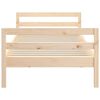 vidaXL Estructura de cama sin colch&oacute;n madera maciza de pino 90x200 cm