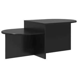 vidaXL Mesa de Caf&eacute; Roble Negro 100 x 50 x 40 cm Madera de Ingenier&iacute;a