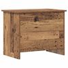 vidaXL Ba&uacute;l de almacenamiento Madera envejecida 60 x 40 x 50 cm