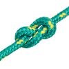vidaXL Cuerda de barco polipropileno verde 10 mm 25 m