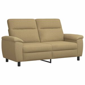 vidaXL Sof&aacute; Marr&oacute;n Claro 178 x 90 x 95 cm Tela