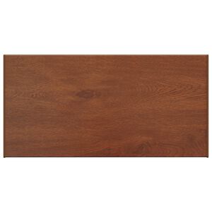 vidaXL Umbral de Ventana Madera Marr&oacute;n 60 x 45 x 4,5 cm PVC