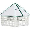 vidaXL Parque Infantil para Perros de 6 Paneles 122 x 106,5 x 82 cm
