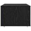 vidaXL Gabinete con cajones con rueda Negro 55 x 45 x 33.5 cm