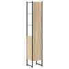 vidaXL Gabinete de Baño Beige 33 x 33 x 185,5 cm Madera contrachapada