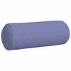 vidaXL Cojines Bolster 2 pcs Azul jeans Ø 25 x 70 cm tela