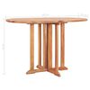 vidaXL Set de comedor de jard&iacute;n plegable 5 piezas madera maciza teca