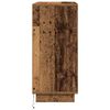 vidaXL Aparador LED con estante Madera vieja 71 x 34,5 x 75 cm