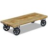 vidaXL Mesa de centro madera de mango 120x60x30 cm