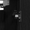 vidaXL Mueble de ba&ntilde;o de pared con espejo roble negro 60x21x60 cm