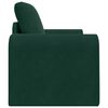 vidaXL Sof&aacute; cama Verde oscuro 98 x 71 x 83 cm Terciopelo